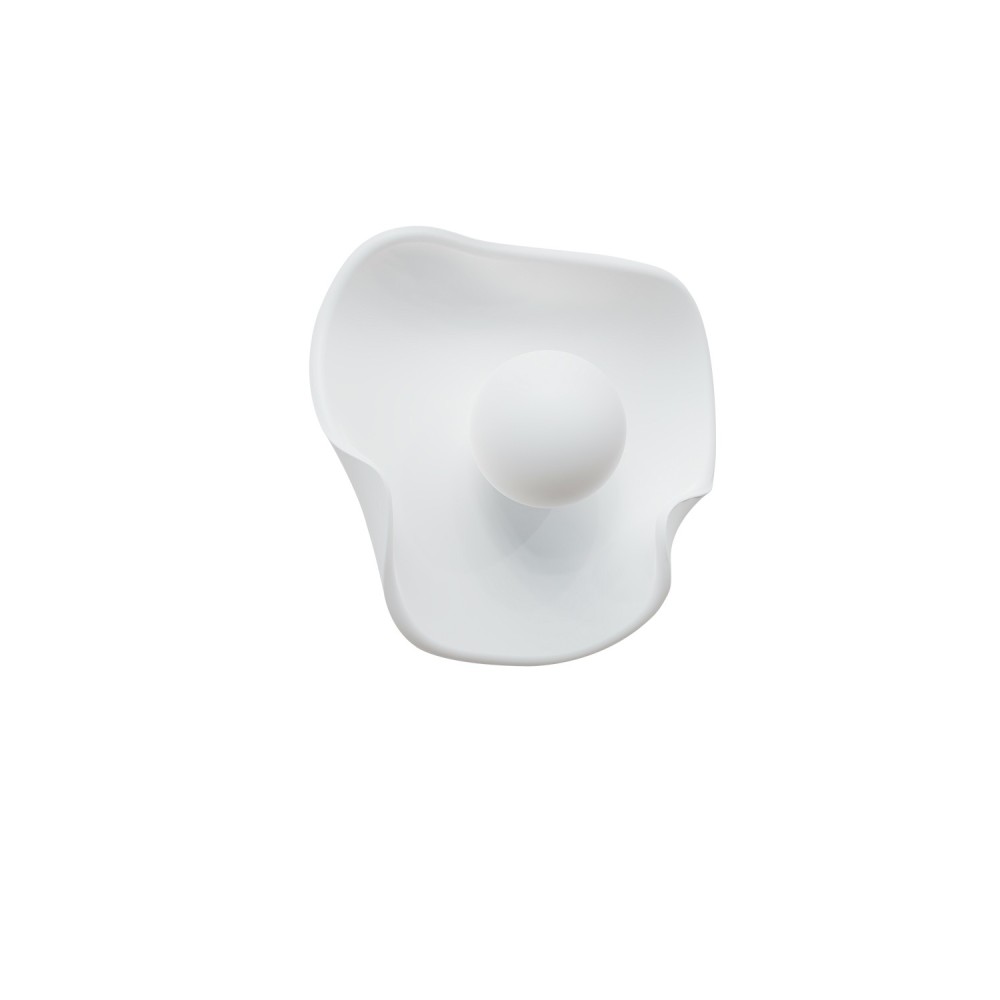 FIORE - Γύψινο Επιτοίχιο Φωτιστικό - Απλίκα σε Λευκό Χρώμα